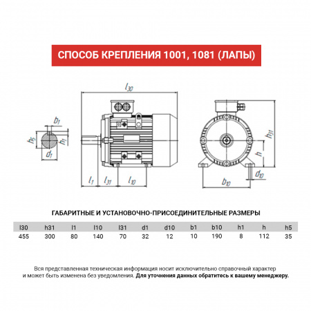 Электродвигатель АИР 112MА6